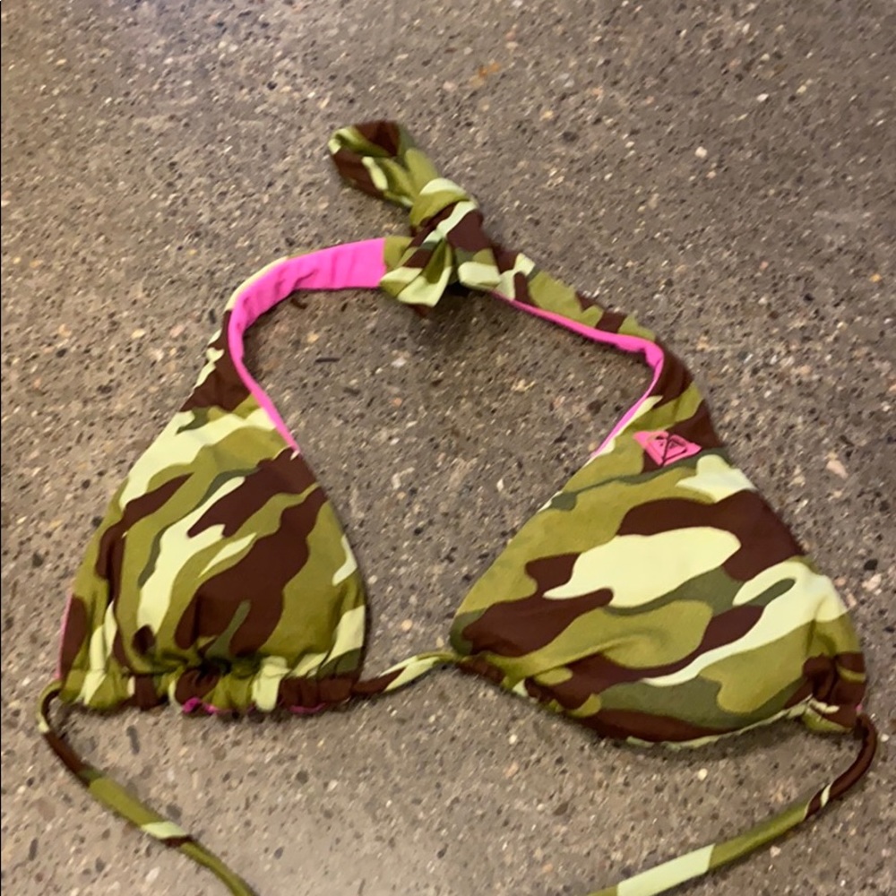 Roxy swimsuit top and shorts for the bottoms